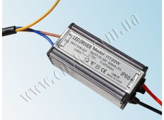 Драйвер светодиода LD 6-10x3W/1х20W 220V IP67